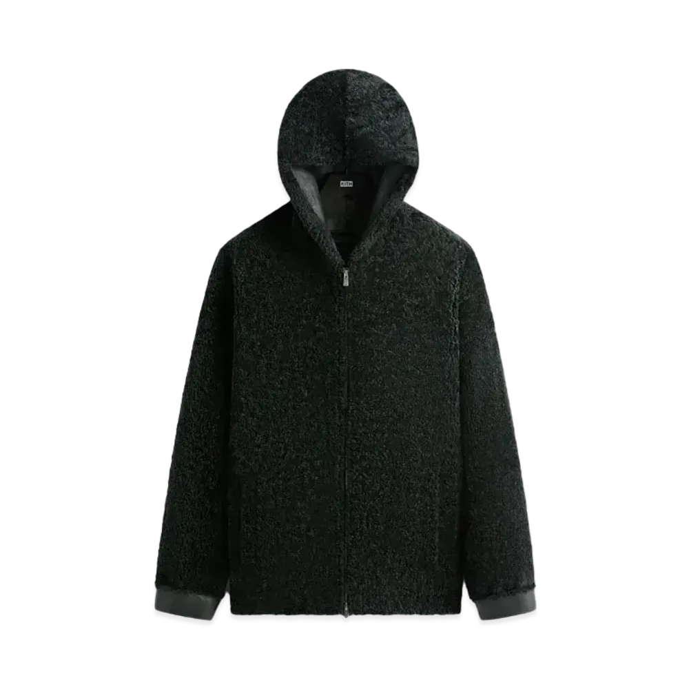 Kith Ryer Hooded Shearling Jacket "Stadium"