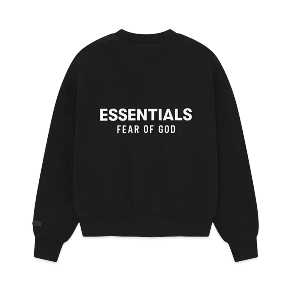FEAR OF GOD ESSENTIALS Classic Crewneck Sweatshirt "Jet Black"