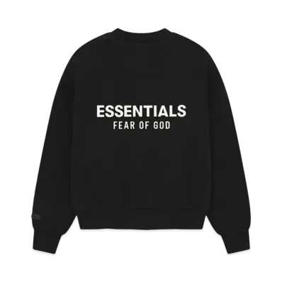 FEAR OF GOD ESSENTIALS Classic Crewneck Sweatshirt "Jet Black"