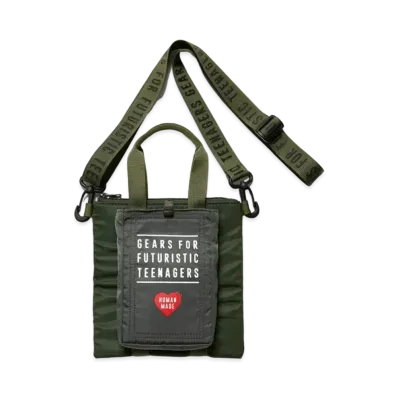 HUMAN MADE SHOULDER MINI HELMET BAG "Olive"