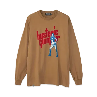 HYSTERIC GLAMOUR Sound Vibration T-Shirt "Beige"