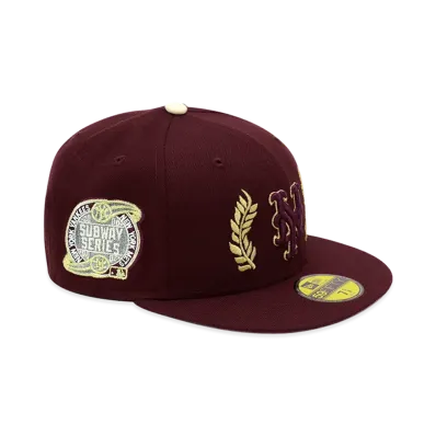 NEW ERA x THE CAP 59Fifty Laurel Wreath New York Mets "Gold"