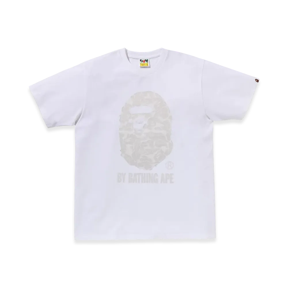 A BATHING APE Umeda Solid Camo BY BATHING APE Tee "White"