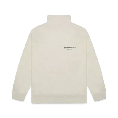 FEAR OF GOD ESSENTIALS Pull-over Mockneck Sweatshirt "Oatmeal Heather"
