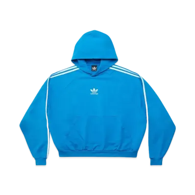 adidas BALENCIAGA Hoodie Large Fit "Blue"