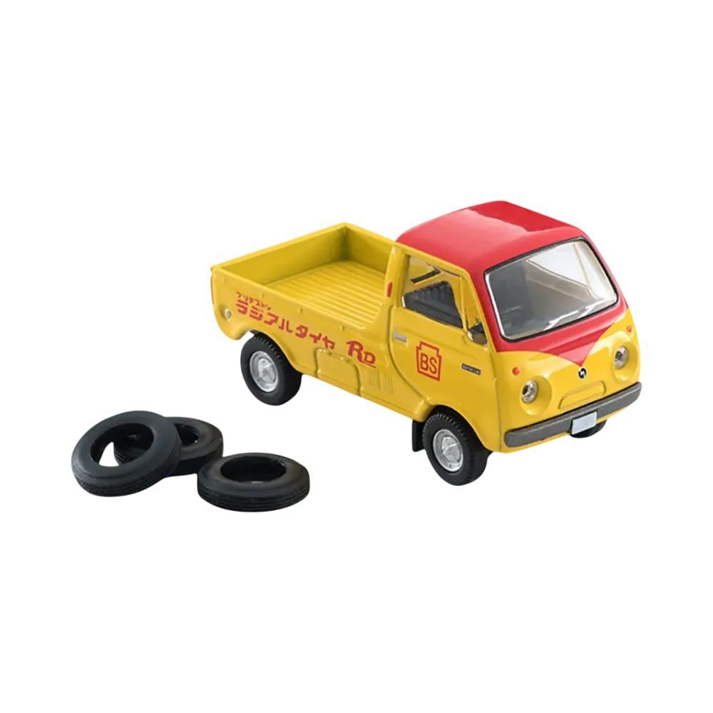 TOMYTEC "TOMICA LIMITED VINTAGE" 1/64 LV-185c Mazda Porter Cab One-Side Open (Bridgestone)