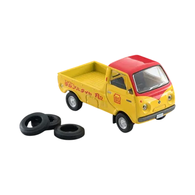 TOMYTEC "TOMICA LIMITED VINTAGE" 1/64 LV-185c Mazda Porter Cab One-Side Open (Bridgestone)