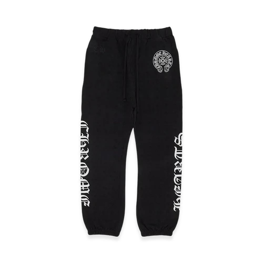 Chrome Hearts Horseshoe Logo Sweatpants "Black"