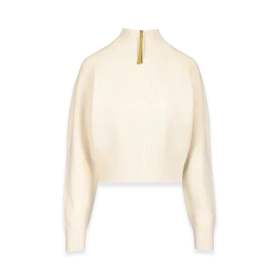 The North Face Women's Half-Zip Sweatshirt "White"