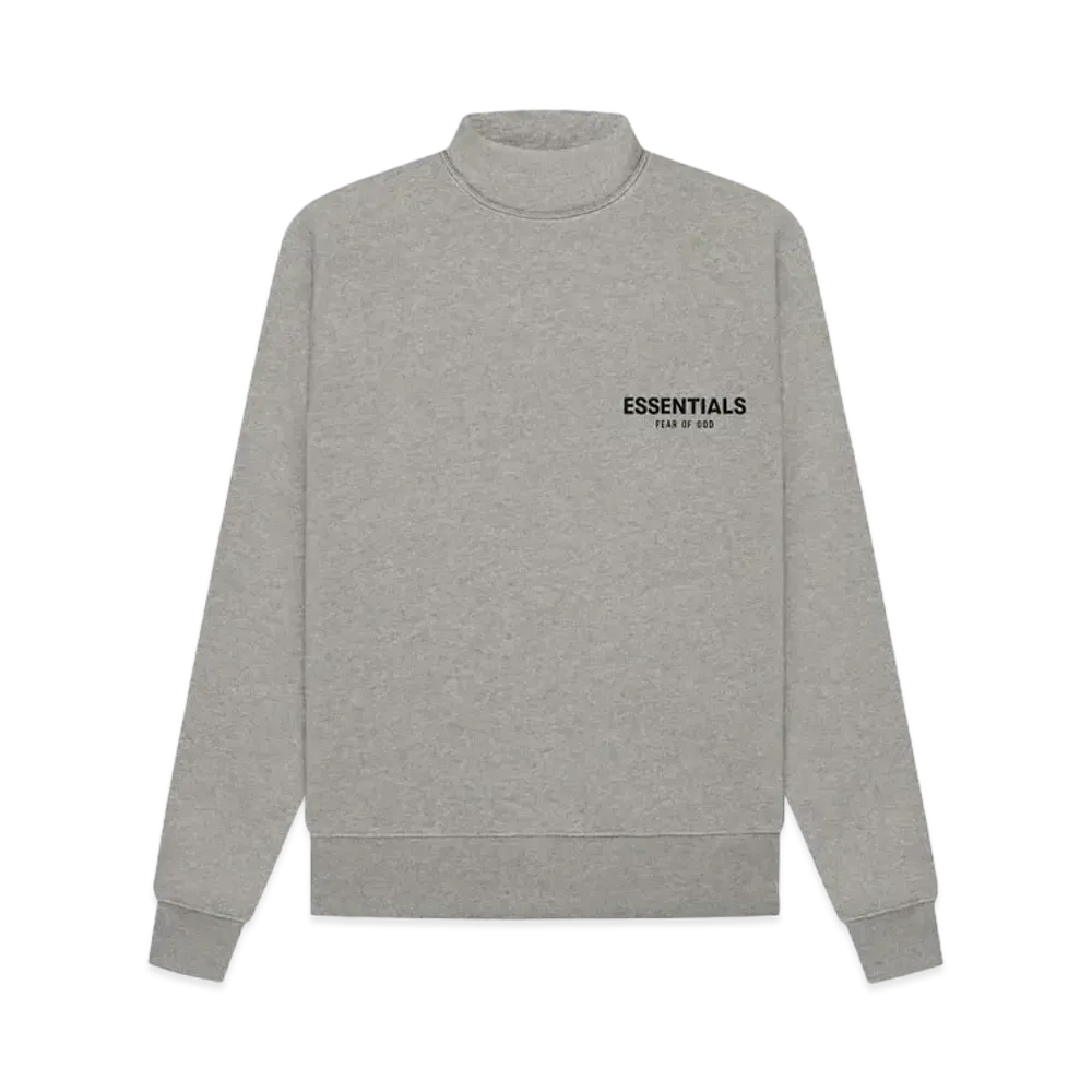 FEAR OF GOD ESSENTIALS Mockneck "Dark Oatmeal"