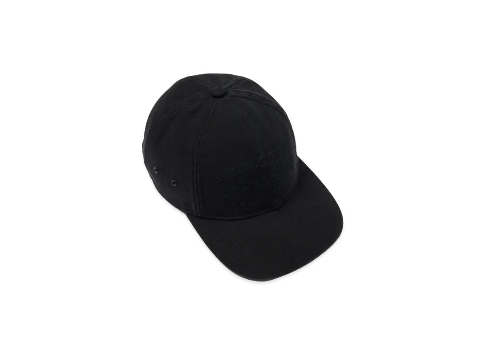 DENIM TEARS Mono ADG Stamp Cap "Black"