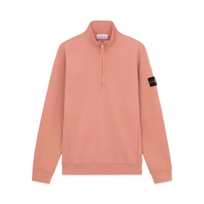 Stone Island 63420 Brushed Organic Cotton Fleece "Orange"