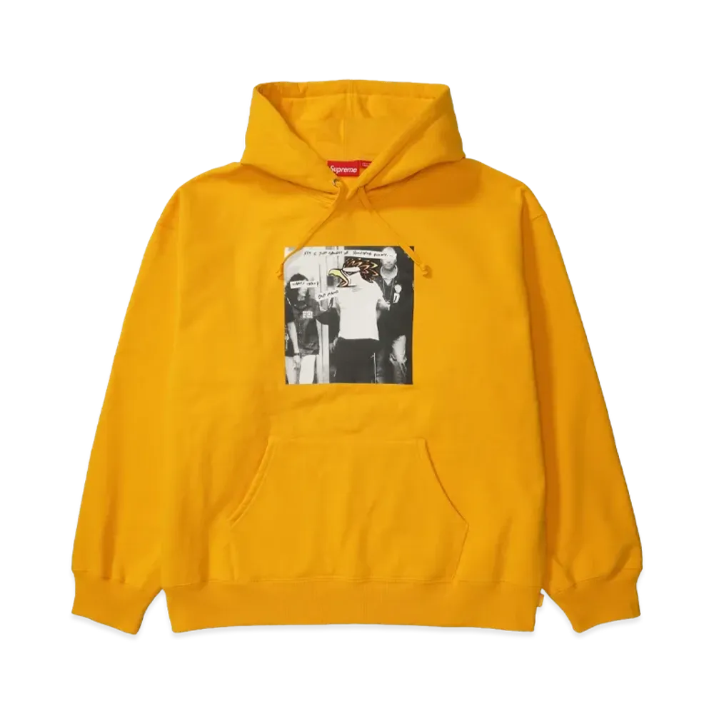 Supreme x ANTIHERO Hooded Sweatshirt "Mustard"