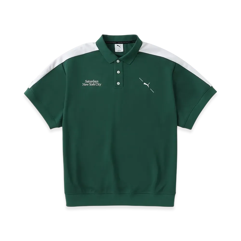 Saturdays NYC x PUMA Knit Polo "Green"