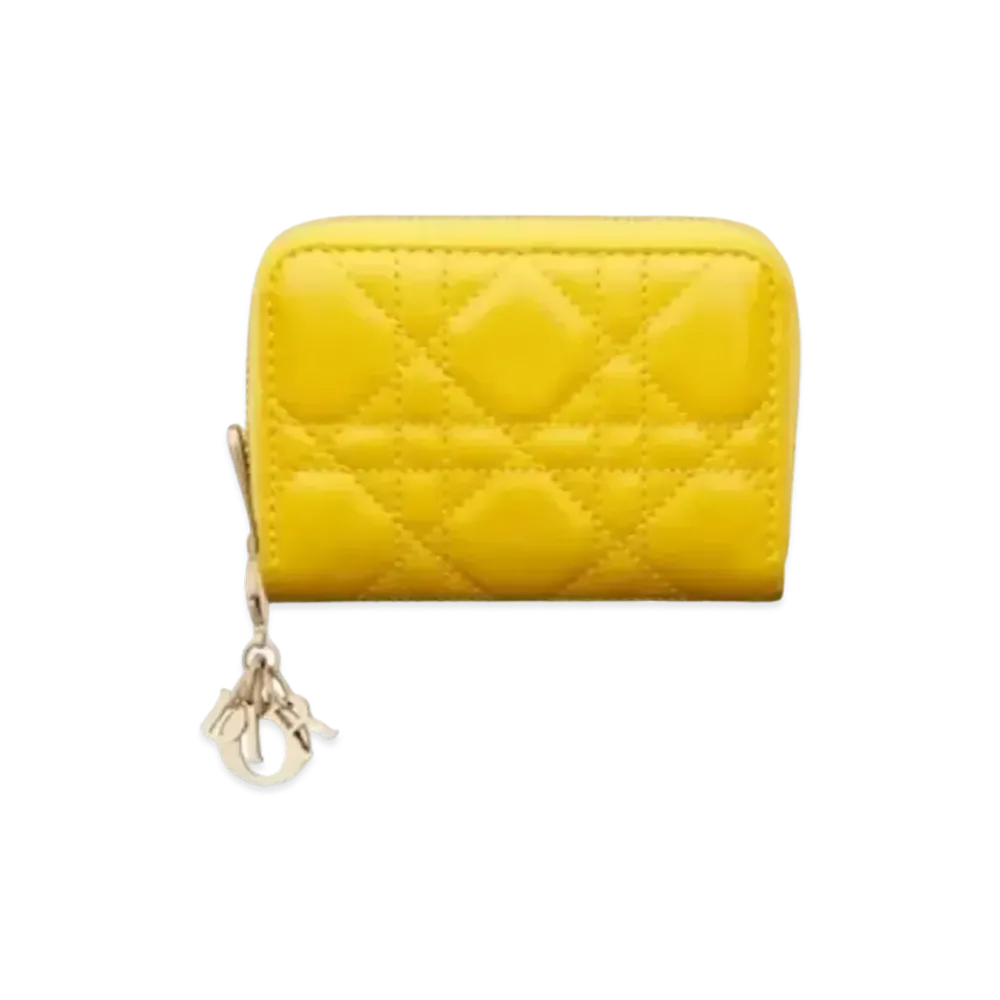 Dior Voyage Coin Case "Yellow"