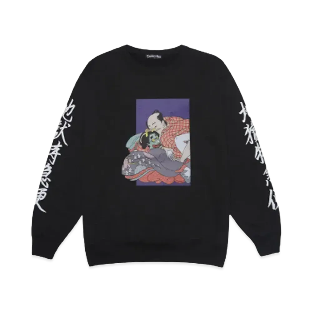 F-LAGSTUF-F "地獄特急便"SWEAT "BLACK"