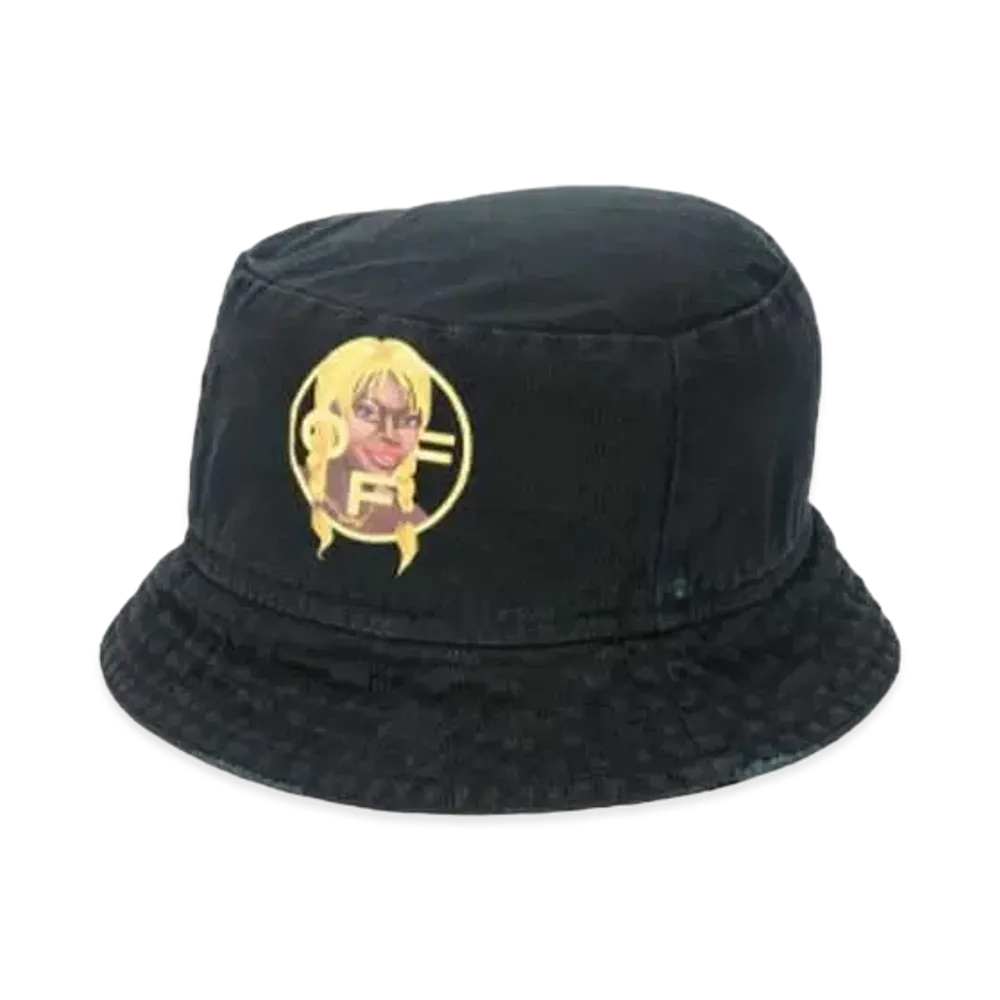 OFF-WHITE x Theophilus London Printed Bucket Hat "Black"
