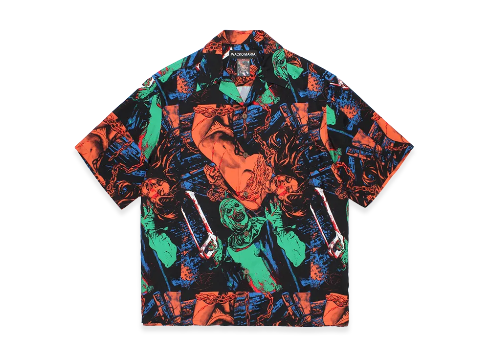 WACKO MARIA x Terrifier Hawaiian Shirt "Orage/Green"