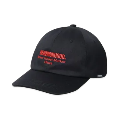 NEIGHBORHOOD x Dover Street Market Ginza Cap "Black"