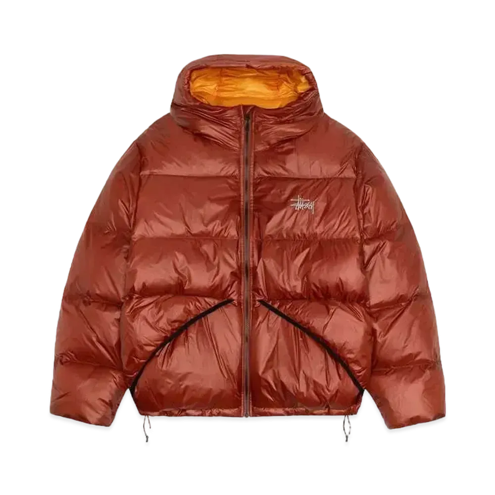 Stussy Down Parka Micro Ripstop "Brick"