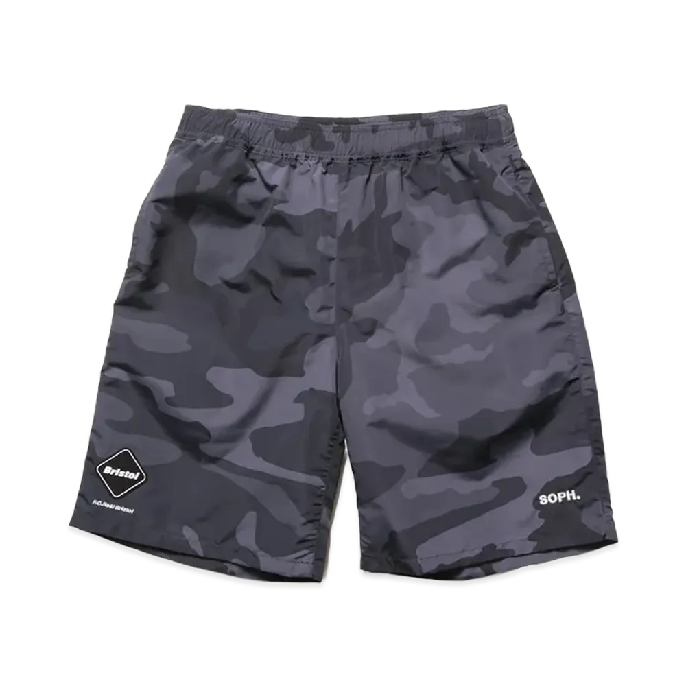 F.C.Real Bristol Kids Supplex Nylon Easy Shorts "Camouflage"