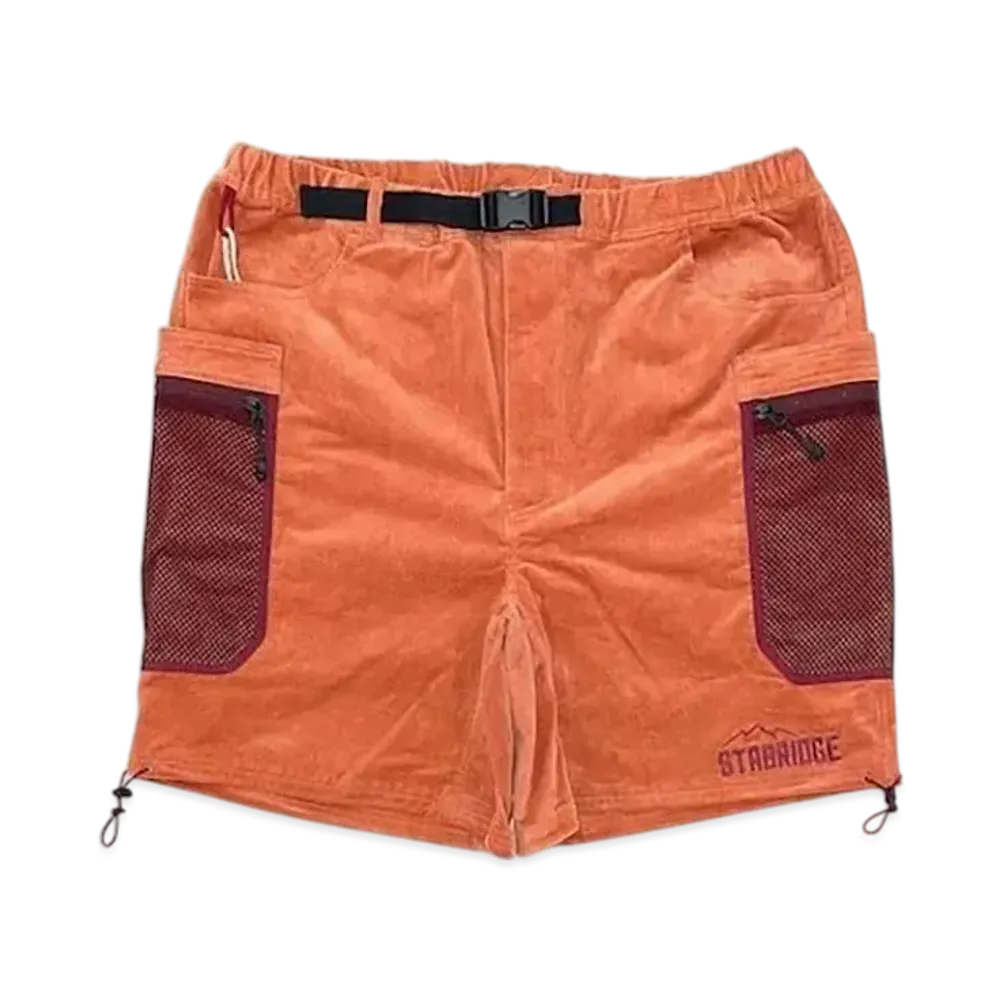 STABRIDGE x Grip Swany Inner City Explorer Shorts 1 Cords "Coral/Burgundy"