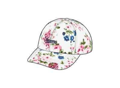 Supreme Floral Flannel 6-Panel "White"