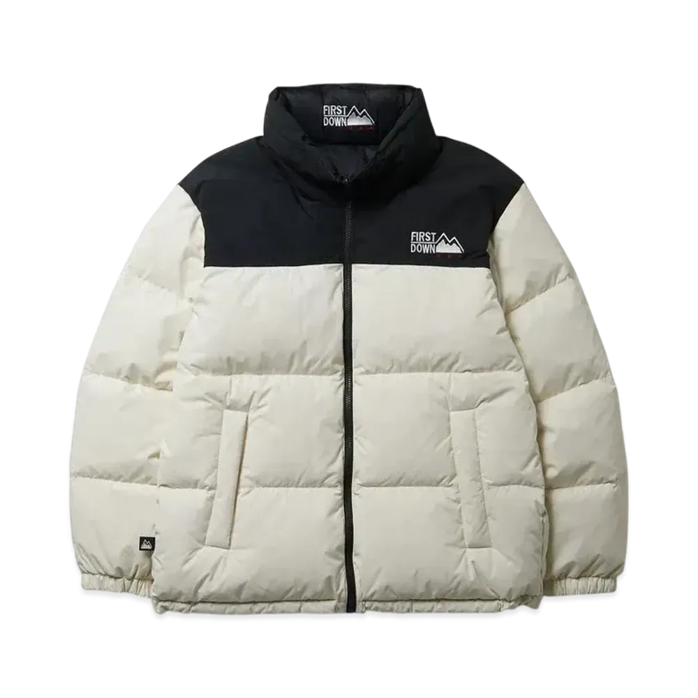 FIRST DOWN Bubble Down Jkt Microft "White"