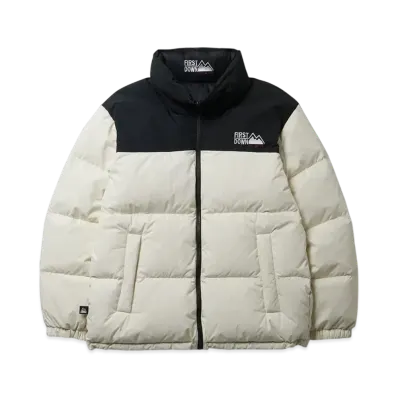 FIRST DOWN Bubble Down Jkt Microft "White"