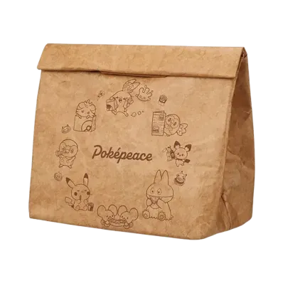 BANDAI "Ichiban Kuji" -Poke Pieces ~Welcome to the PEACE Diner~- E Prize Paper bag style lunch bag