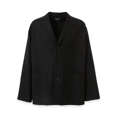 COMME des GARCONS HOMME Wool Gabardine Tailored Jacket "Black"