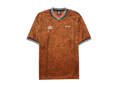 Supreme / Umbro Jacquard Animal Print Soccer Jersey "Orange"