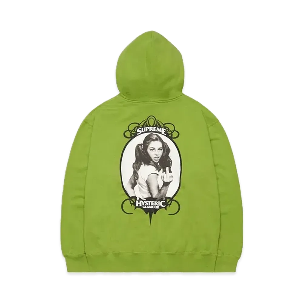 Supreme x HYSTERIC GLAMOUR Zip Up Hooded Sweatshirt "Green"