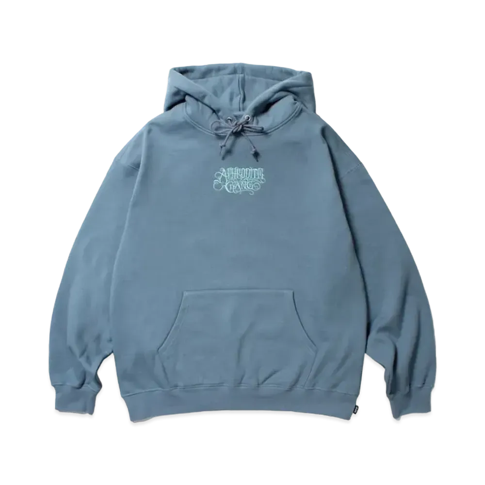 APHRODITEGANG Classic Logo Hooded Sweat Shirt "Blue"