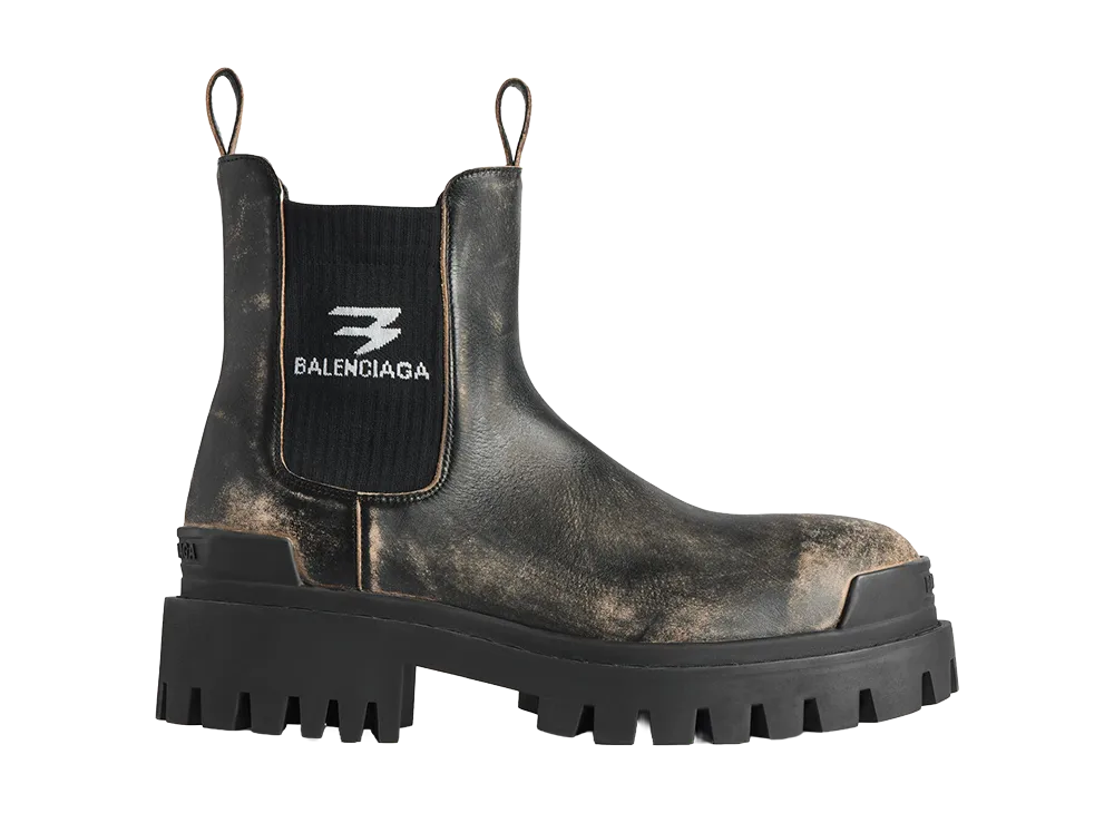 BALENCIAGA Strike Chelsea "Black/Beige"