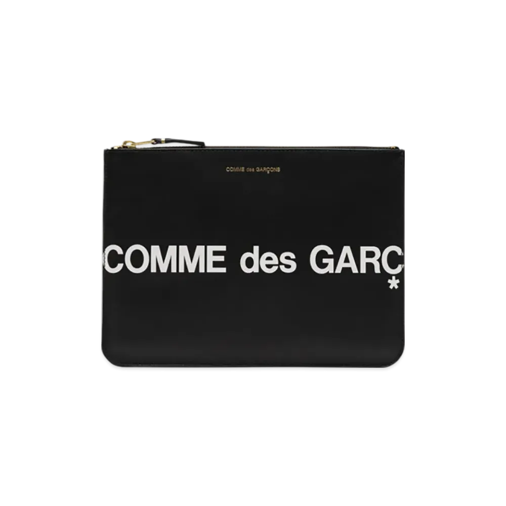 COMME des GARCONS Wallet Huge Logo "Black"