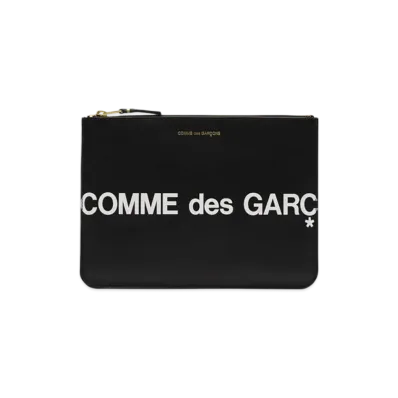 COMME des GARCONS Wallet Huge Logo "Black"