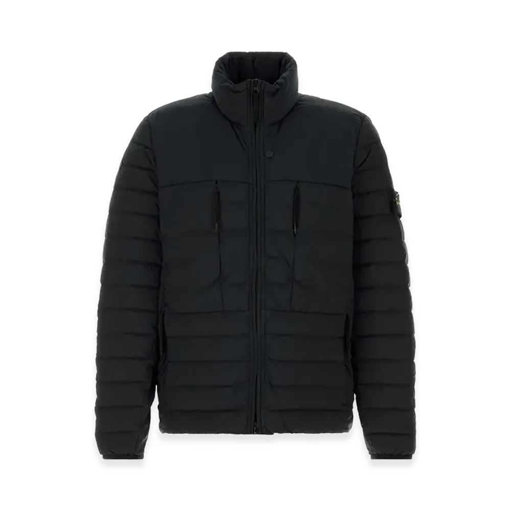 Stone Island Stretch Nylon Down Jacket "Black"