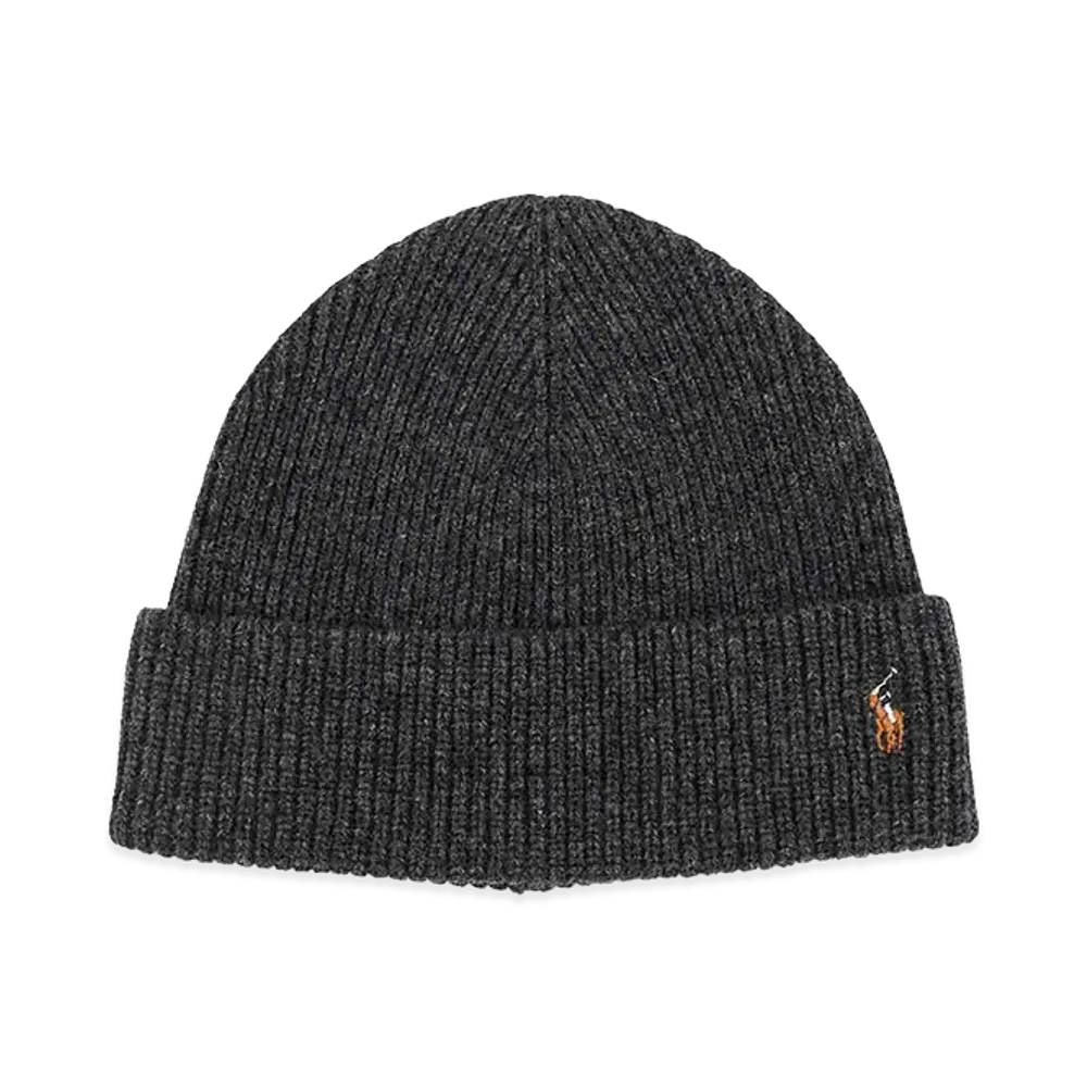 Polo Ralph Lauren Cappello Beanie In Misto Lana "Gray"