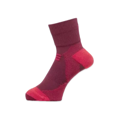 Goldwin Arch Support Quarter Socks (C3 Fit / Unisex) "Maroon"