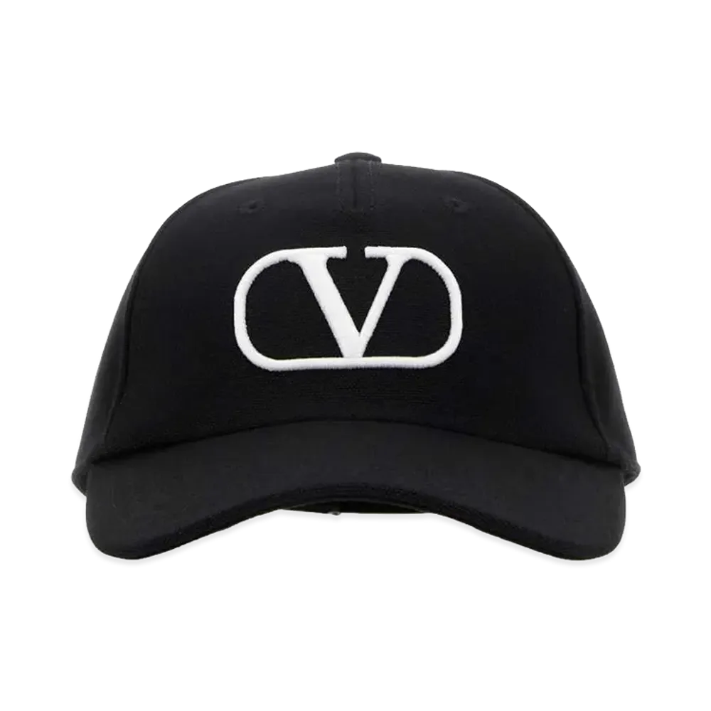 Valentino Cotton Baseball Cap "Black"