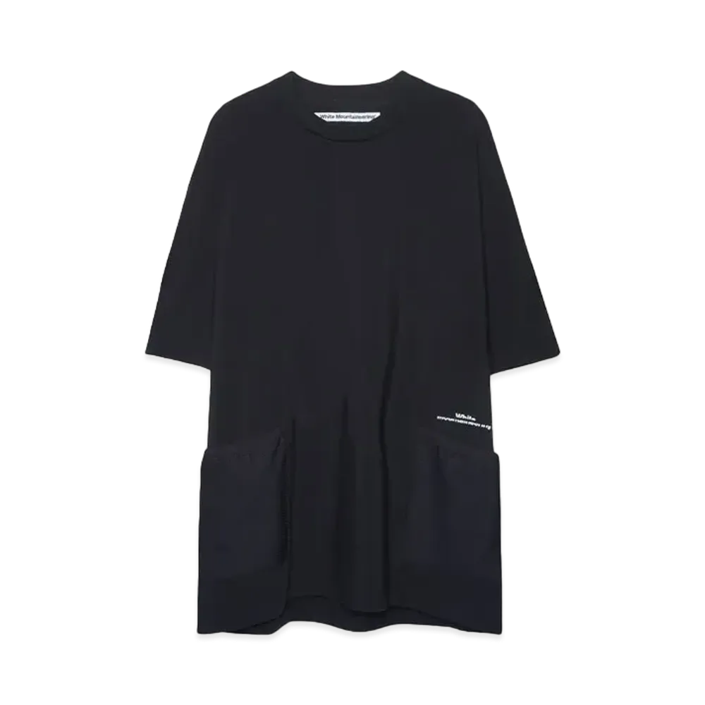 White Mountaineering SIDE POCKETS T-SHIRT "BLACK"