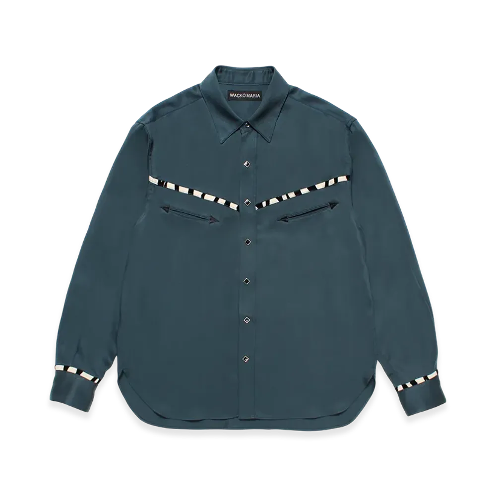 WACKO MARIA Western Shirt "Navy"
