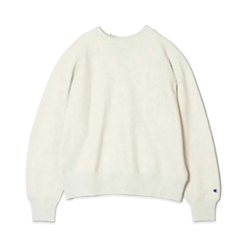 Champion x N.HOOLYWOOD Reverse Weave Crewneck Sweatshirt "Oatmeal"