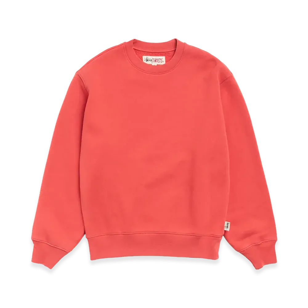 Stussy Fleece Crew "Red"