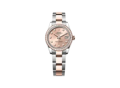 ROLEX Datejust 31mm Oystersteel & Everose Gold Diamond 278381RBR "Rose-colour"