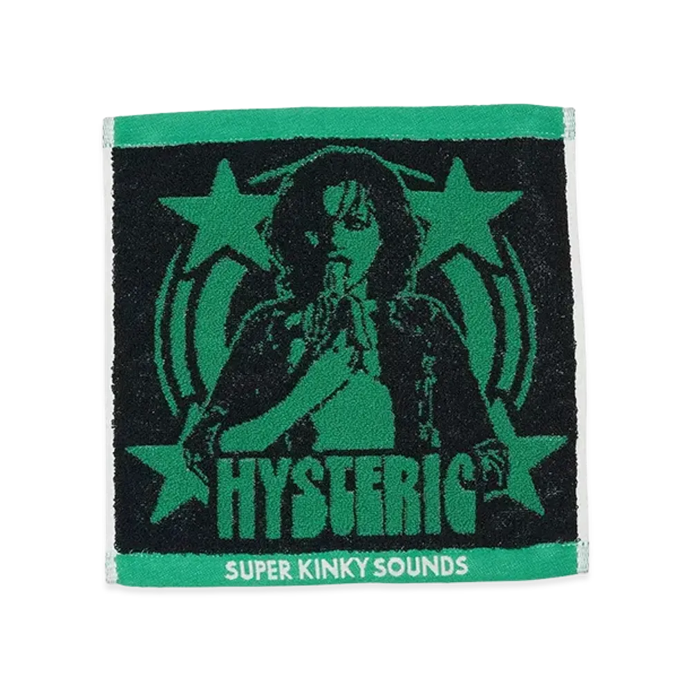 HYSTERIC GLAMOUR Woman Banana Towel Handkerchief "Green"