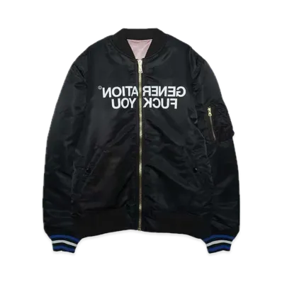 Supreme x UNDERCOVER Reversible MA-1 "Black"
