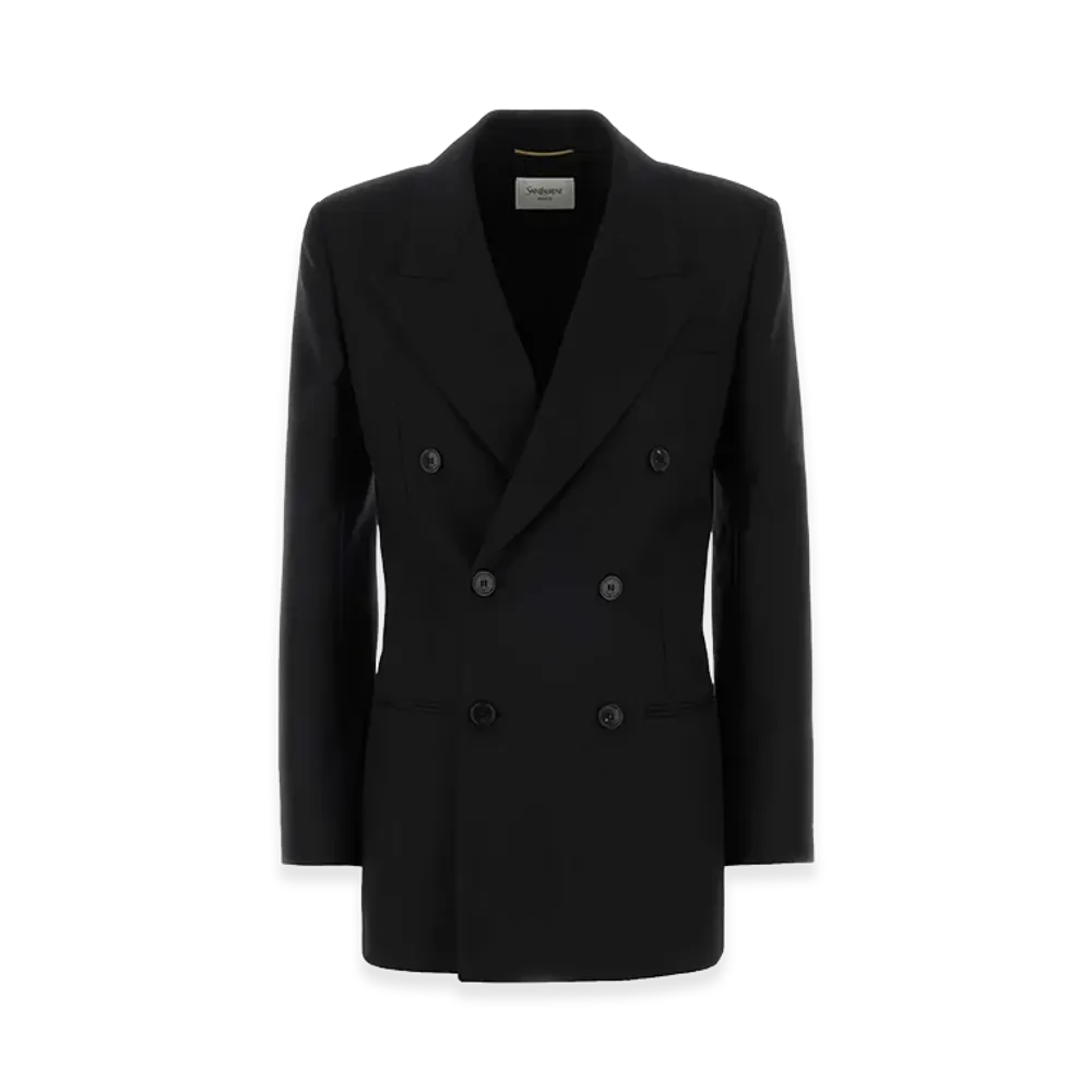Saint Laurent Women's Wool Blazer "Black"