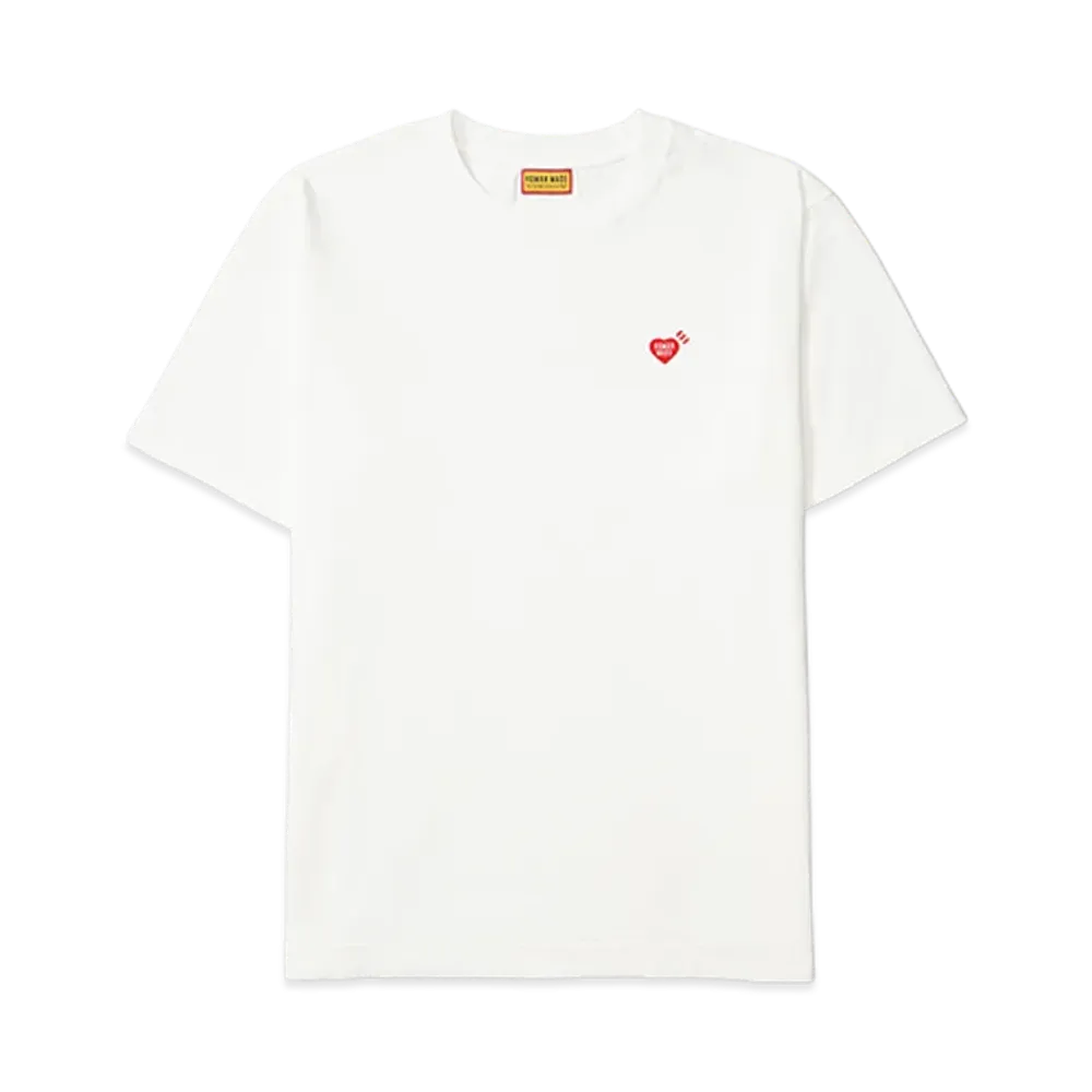 ヒューマンメイド ストア限定 ハートバッジ Tシャツ "ホワイト"